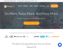 Tablet Screenshot of givingfuel.com